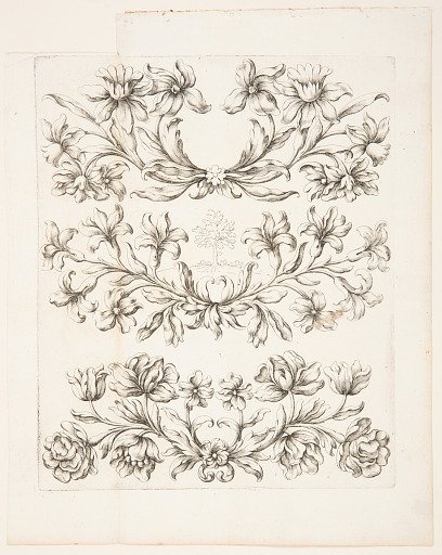 Frieze, from the set, "Ornemens à la Mode"