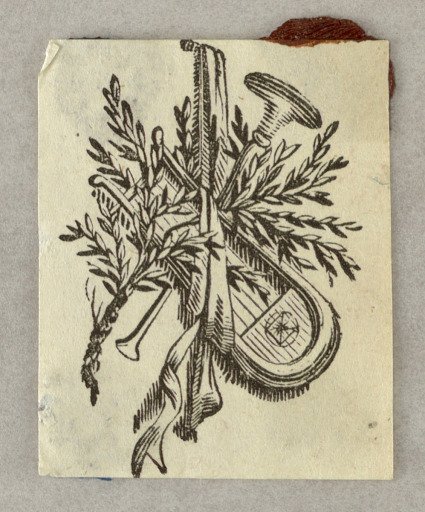 Wood engraving. Vignette.