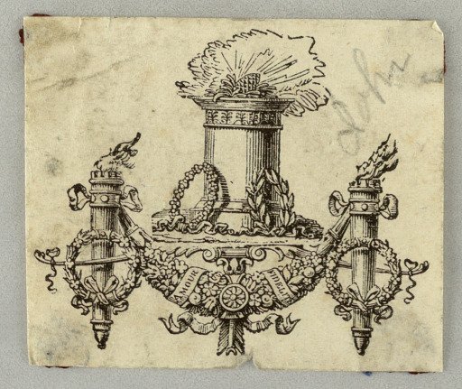 Wood engraving. Vignette.