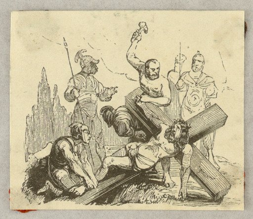 Christ is Nailed to the Cross