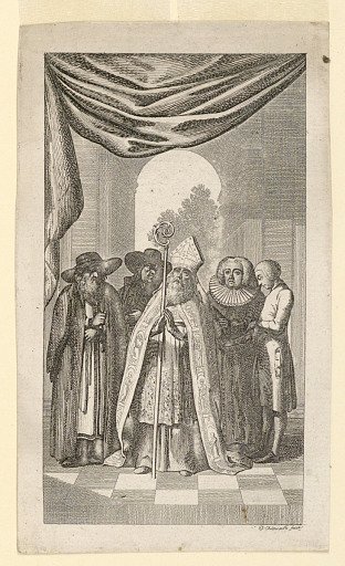 A Bishop with his Entourage
