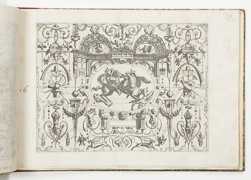 Plate 16, from Grotteßco in diverßche manieren (Various Grotesques)