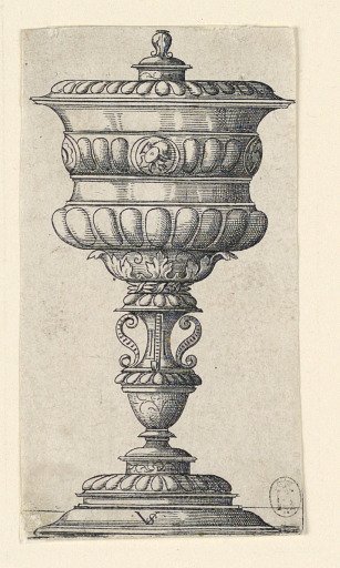 Covered Goblet, from a series of eleven designs for goblets