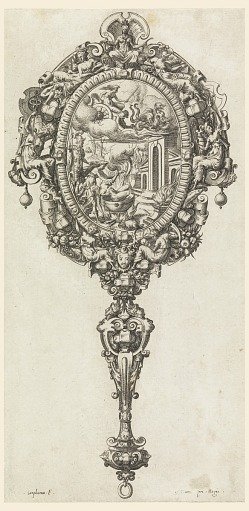 Hand Mirror with Scenes from the Story of Medea
