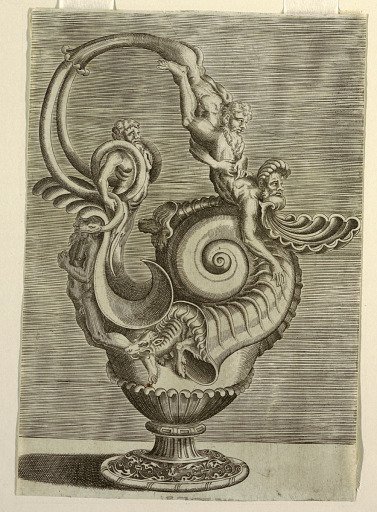 Plate, from a series of designs for ewers and vessels