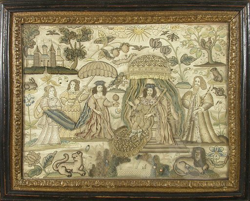 Embroidered picture