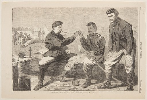 Thanksgiving-Day in the Army – After Dinner: The Wish-Bone