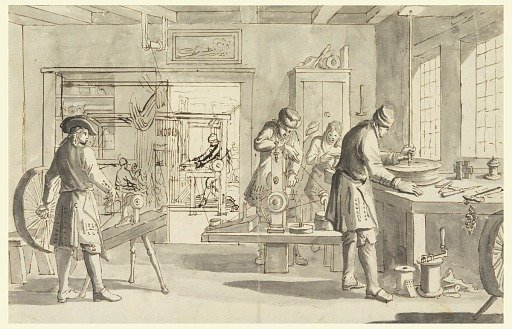 The Interior of a Textile Factory