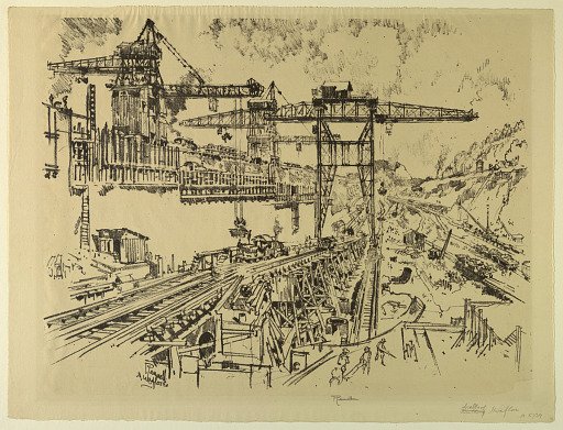 Walls of Miraflores Lock