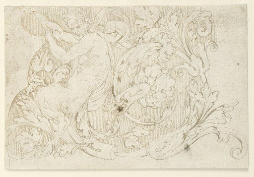 Design for a Detail of an Arabesque Frieze