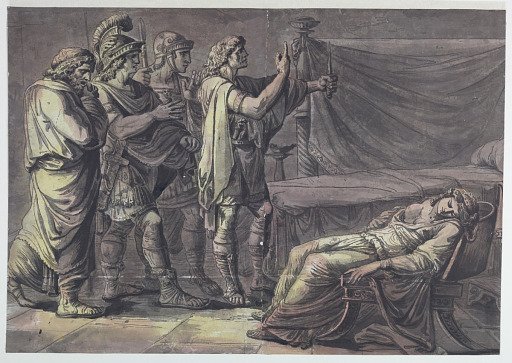 Nero Finding the Body of His Mother, Agrippina