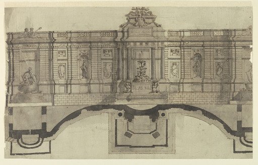 Wall Fountain Elevation