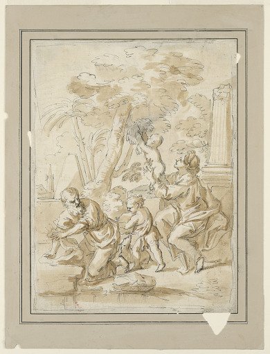 The Holy Family with Saint John