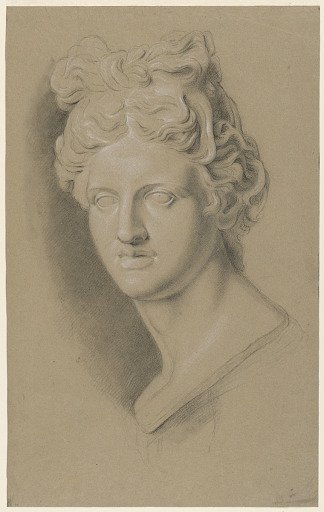 Academic Study of a Cast of a Classical Female Bust