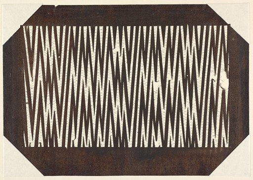 Abstract Zig Zag Motif