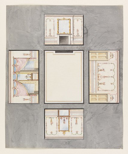 Ceiling and Four Walls of a Room