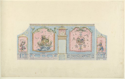 Proposed Design for the West Wall of the Music Room, Royal Pavilion, Brighton