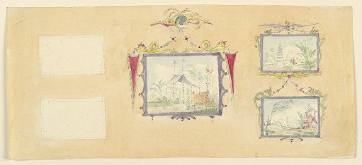 Design for Wall Decoration, Yellow (North) Drawing Room