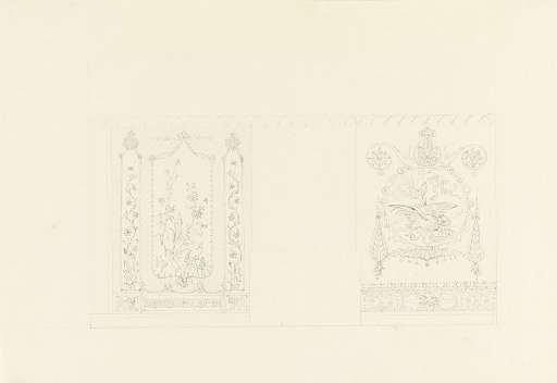 Wall Decoration, Blue (South) Drawing Room, Royal Pavilion, Brighton