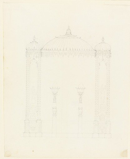 Lamp Standards and Wall Decoration, Royal Pavilion, Brighton