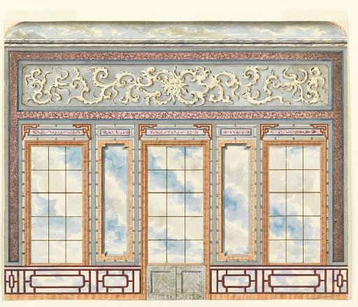 Entrance Hall, West Wall, Royal Pavilion, Brighton