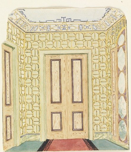 Design for Lobby, Possibly the Ante Room to the Music Room
