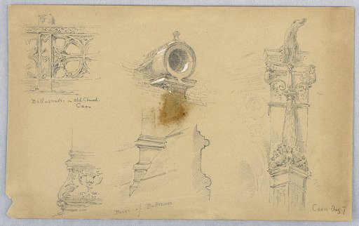 Architectural Sketches in Caen