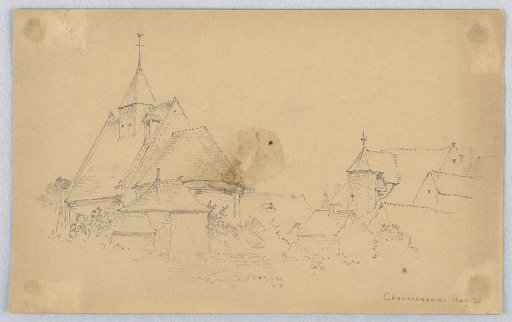 Sketch of Chenonceaux