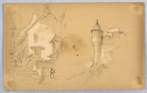 Two Sketches at Mont. St. Michel