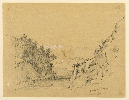 Mountain Pass and Village