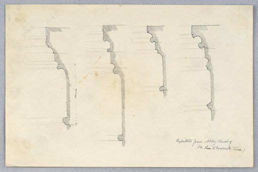 Capitals from Abbey Church of St. Len D’Esserent, Oise
