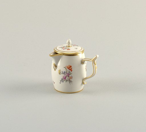 Chocolate Pot with Floral Sprays