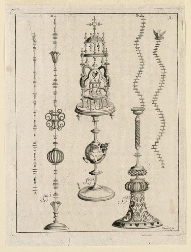 Recueil d'ouvrages curieux de mathématique et de mécanique..., Plate 1