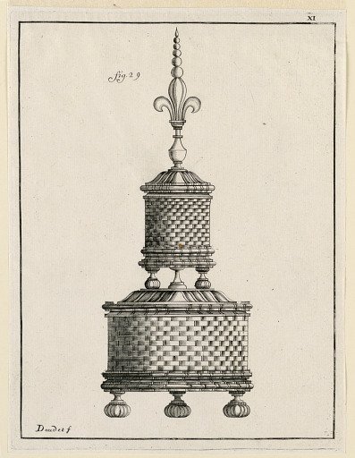 Plate 11, Recueil d'ouvrages curieux de mathématique et de mécanique, ou description du cabinet de Monsieur Grollier de Servière