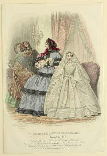 Fashion Plate from Le Journal des dames et demoiselles