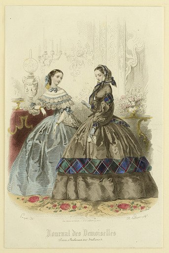 Fashion Plate from Journal des demoiselles