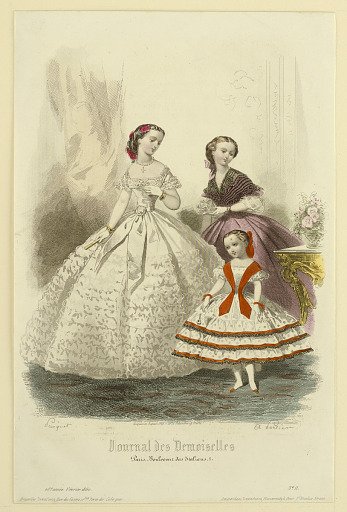 Fashion Plate from Journal des demoiselles
