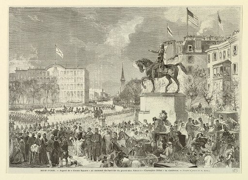 View of Union Square, New York