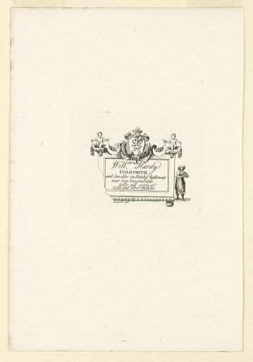 William Hardy's Shop Card