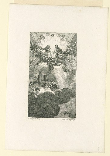 The Council in Heaven; Illustration to Milton's "Paradise Lost" (After Hogarth)