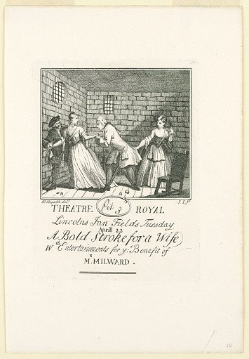 Ticket for Milward's Benefit