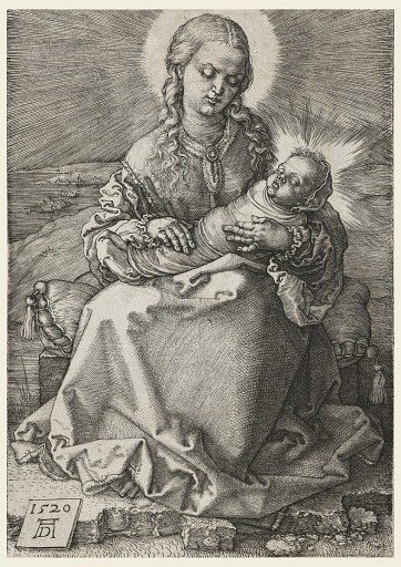 The Virgin and Child in Swaddling Clothes
