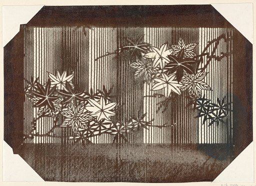 Maple Leaves on Stripes