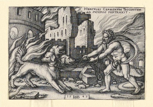 Hercules Capturing Cerberus