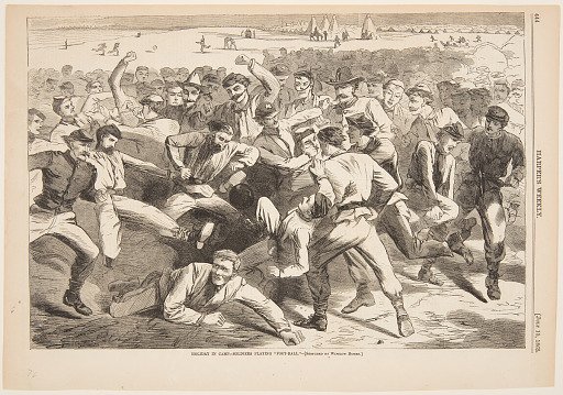 Holiday in Camp – Soldiers Playing "Foot-Ball"