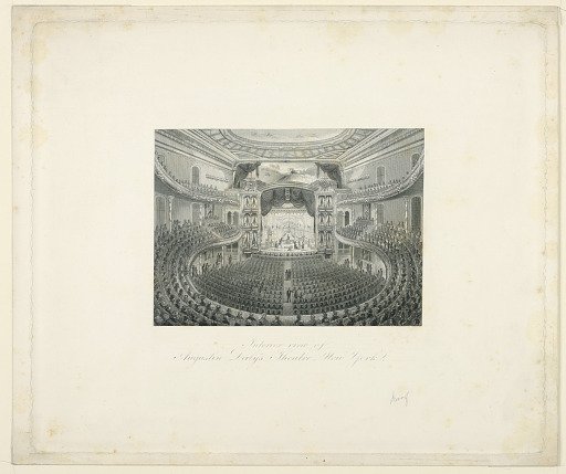 Interior View, Augustin Daly's Theater, New York