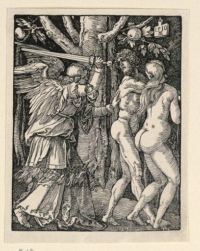 Adam and Eve Expelled from Paradise, from The Little Passion Series