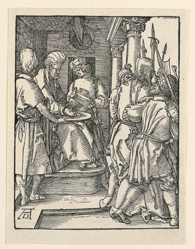 Pilate Washing His Hands, from The Little Passion Series