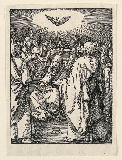 The Descent of the Holy Spirit (The Pentecost), from The Little Passion Series