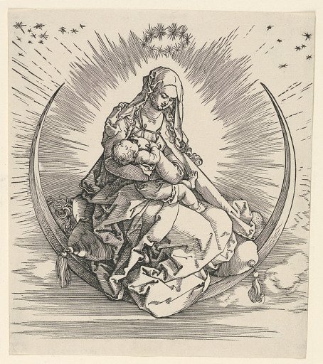 Virgin on the Crescent (Title Page of the Life of the Virgin)